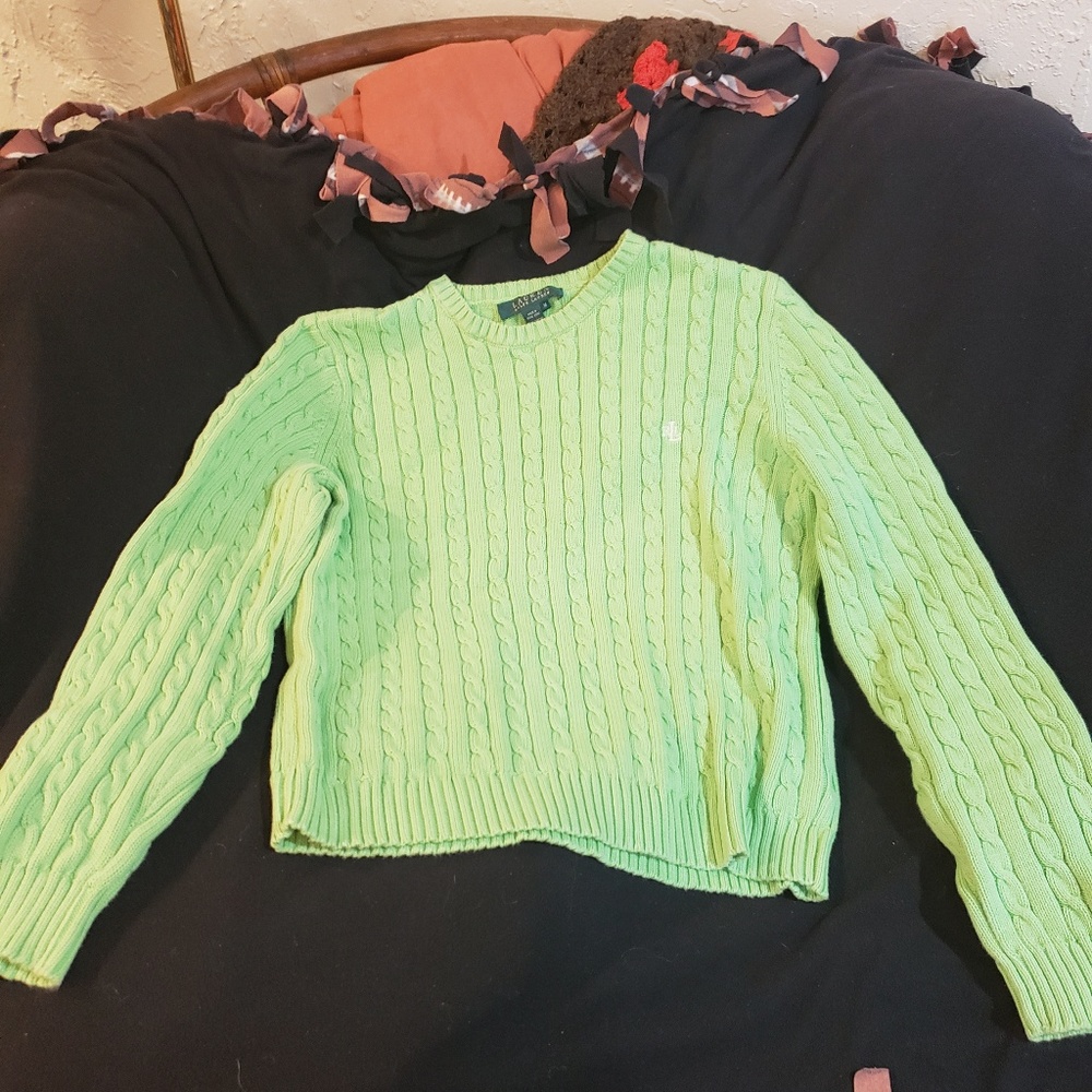Green ralph Lauren sweater